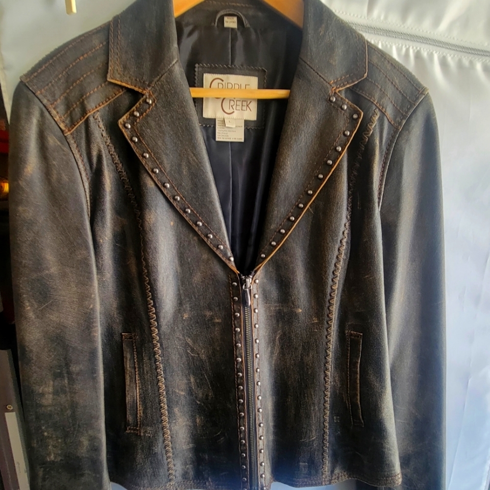 Leather jacket
